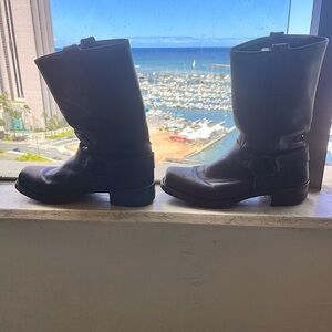 Motorcycle/Cowboy leather boots